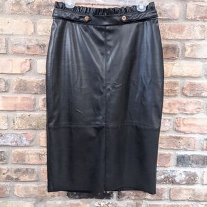 🆕 NWT Zara Faux Leather Pencil Skirt